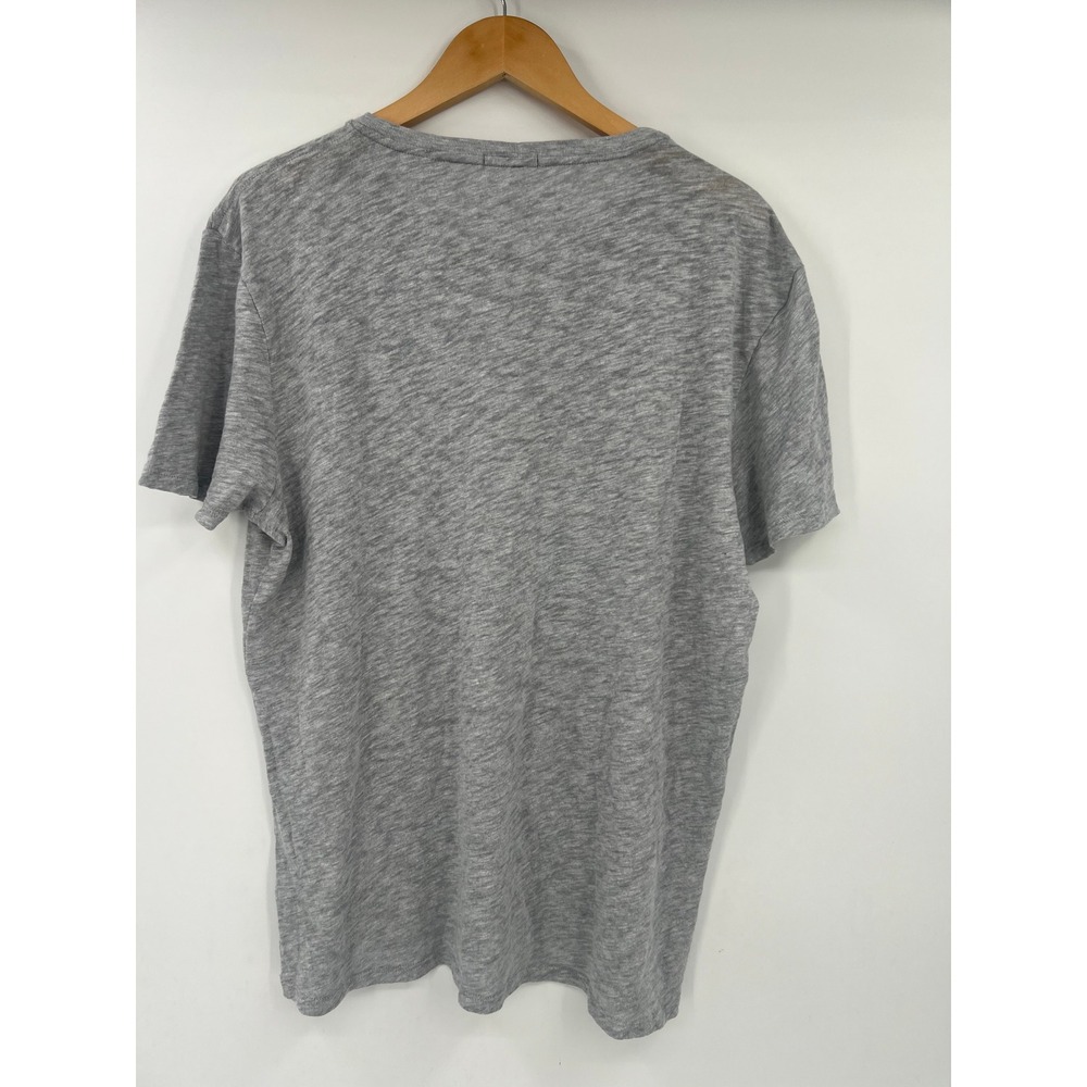 ATM Anthony Thomas Melillo Mens XL Gray Slub Jersey Crew Neck T-Shirt - Picture 2 of 9